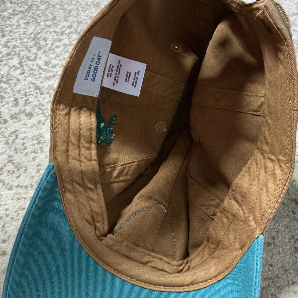 Life is Good Nature Patch Baseball Hat Women OS Brown Pine Tree Gorpcore Cap